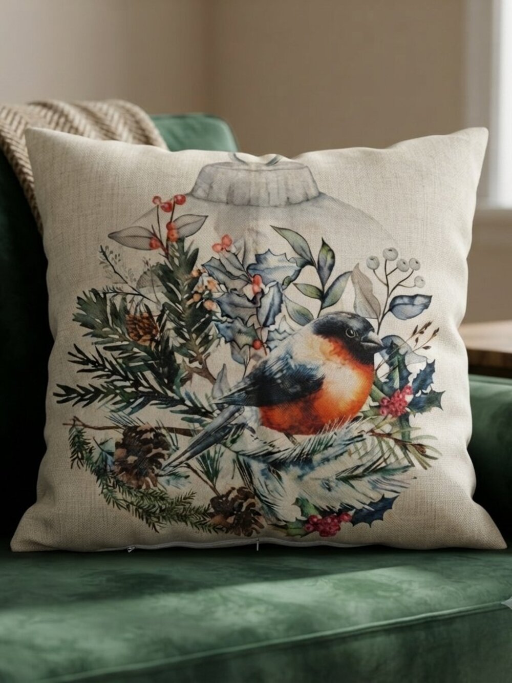 Three Holiday Pillow Case Set